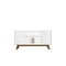 Manhattan Comfort Addie 53.54 Sideboard with 5 Shelves in White 244BMC6 - alternate 1
